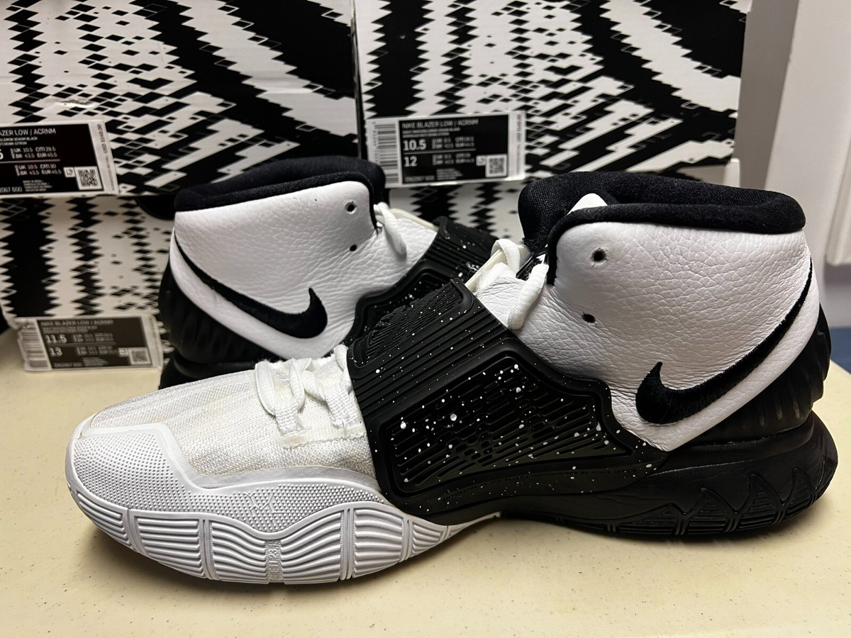 Nike Men\'s Kyrie 6 TB Oreo White Black Basketball Shoes CK5869-101 Size 13 Nike Kyrie 6 TB White Black Panda Oreo CW4142-101 sz 16  main image 3