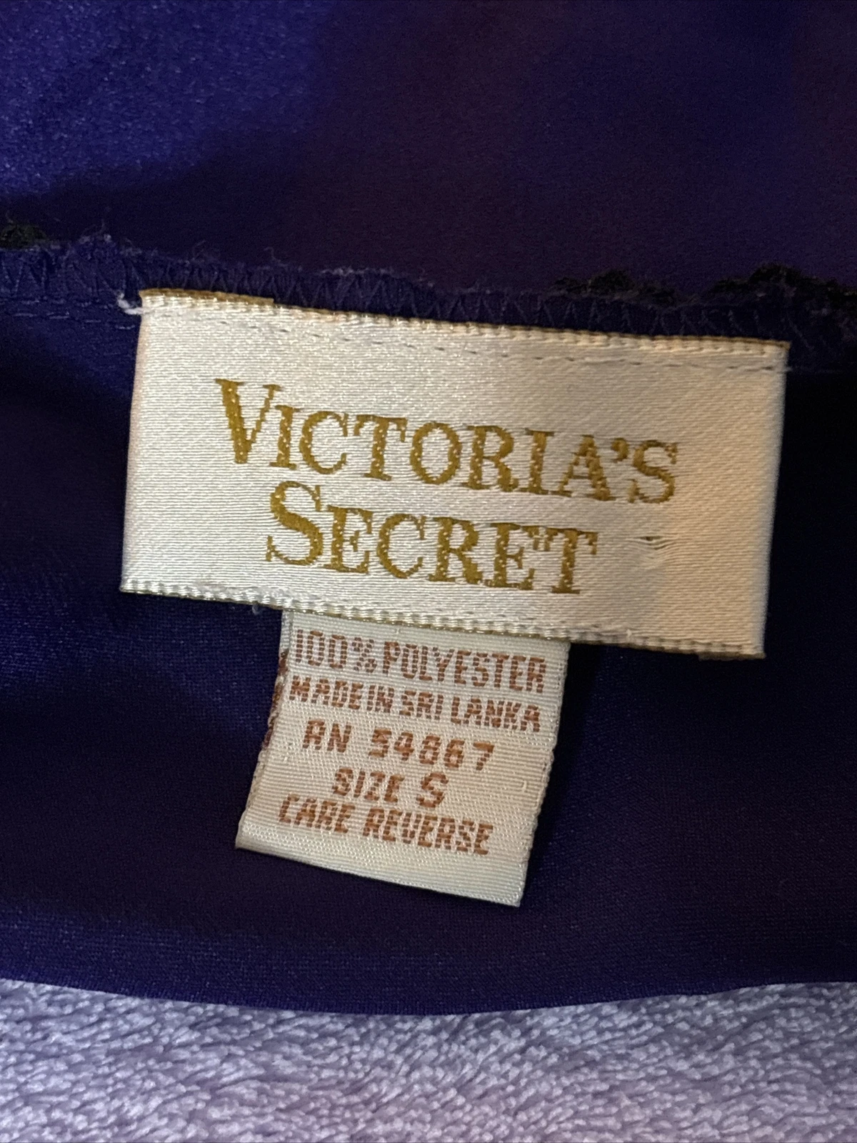 UNDERCOVER Abito slip babydoll Victorias Secret G Label cami viola pizzo nero