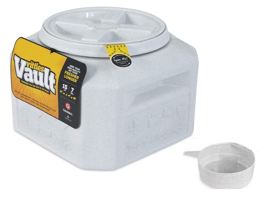 stackable dog food storage container