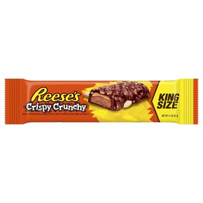 REESE'S Peanut Butter King Size Snack Bars 18 Count Milk Chocolate Treats