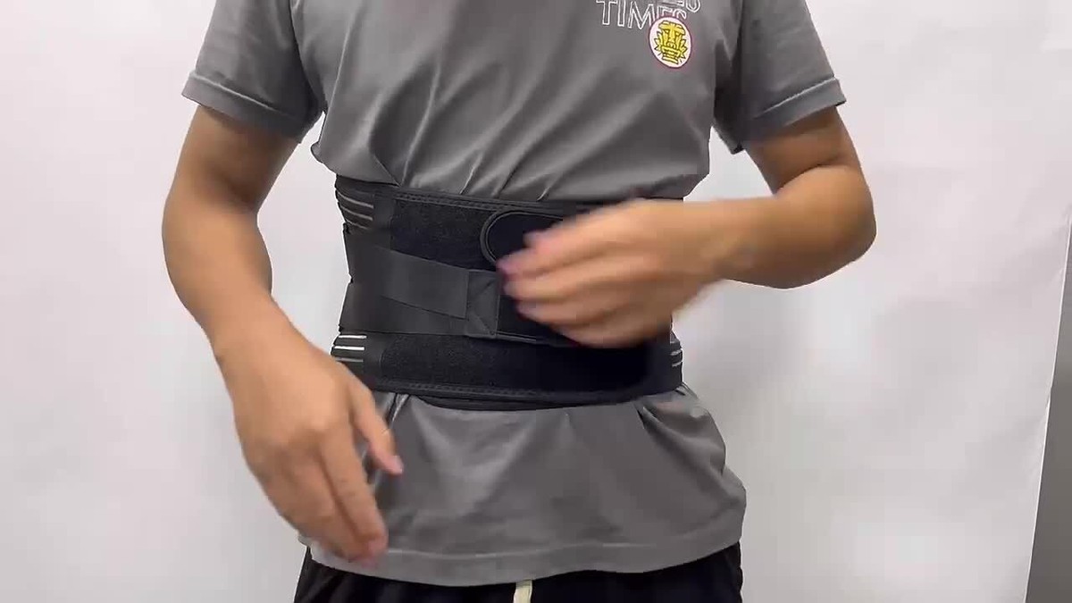 Breathable Waist Support Belt - High Elasticity Compression Brace For Back Pain Relief, Men & Women, Adjustable - View #10