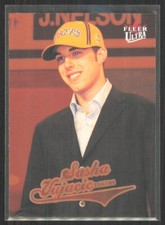 2004-05 Fleer Ultra Sasha Vujacic Rookie LA Lakers #198