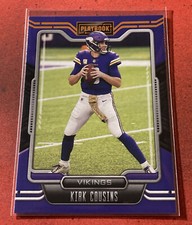 Kirk Cousins #55 Orange Parallel 2021 Panini Playbook Football Card