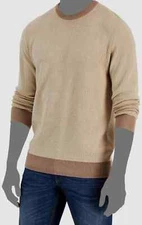 $65 Club Room Men's Brown Long-Sleeve Crewneck Pullover Sweater Size Medium
