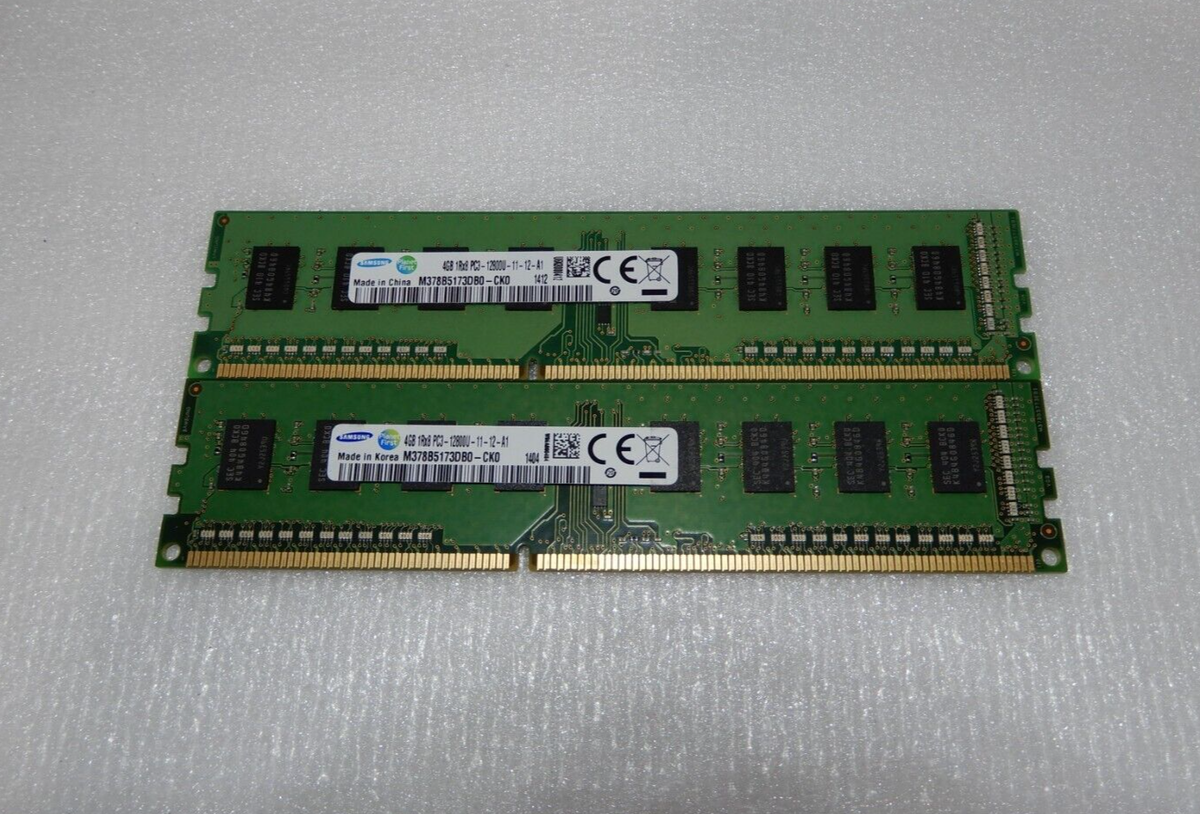 8GB 4GBx2 DDR3 PC3-1600 12800U Desktop Memory Ram HP DELL LENOVO