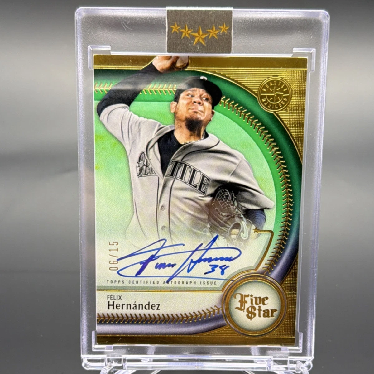 Felix Hernandez Seattle Mariners Baseball Autographed Sports 