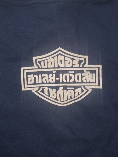 Harley Davidson Motorrad Biker Thailand Thai Kurzarm Rundhals Gr. L - Bild 7 von 7