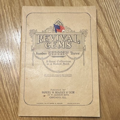 Vintage  Revival Gems Number Three  Hymnal