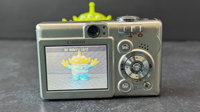 Canon IXUS 50 PowerShot SD400 5.0MP Digital Camera - Silver | eBay