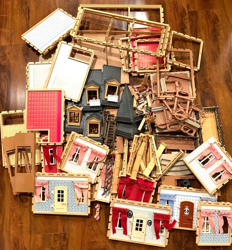 Vintage PLAYMOBIL VICTORIAN MANSION 5300 Replacement Parts Walls Floors