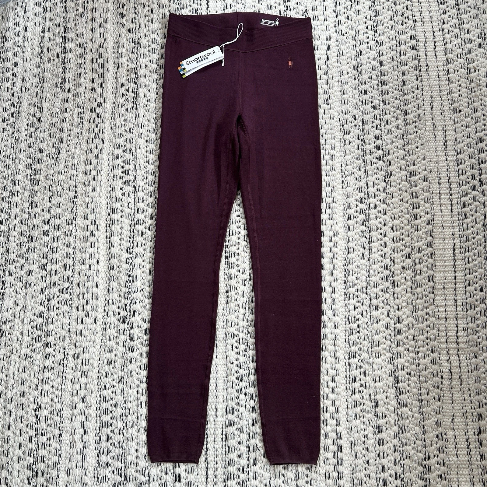 Smartwool Base Layer Bottom Women’s LT Burgundy Merino Wool Thermal Leggings
Opens in a new window o