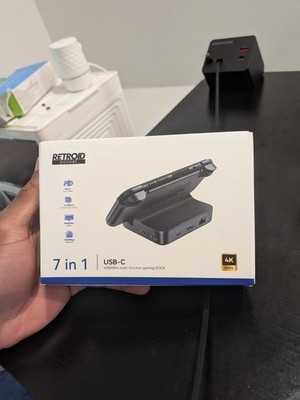 Retroid Pocket USB-C Docking Station 7-in-1 with HDMI 4K and Ethernet