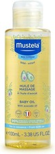 Mustela Baby Oil Moisturizing for Massage w/Natural Avocado,pack of 2 -100mL NEW