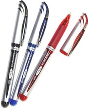 Pentel Energel stick Liquid Gel Pen, 1 Count Pack of 3 , Black.blue.red