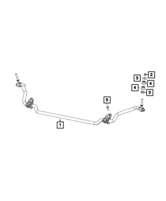 #ad Genuine Mopar Stabilizer Bar Washer 68100622aa 68100622AA $7.52