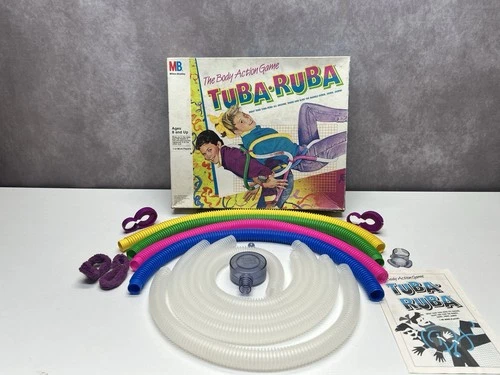 VTG Tuba-Ruba The Body Action Game Complete 1987 Milton Bradley 100% Complete