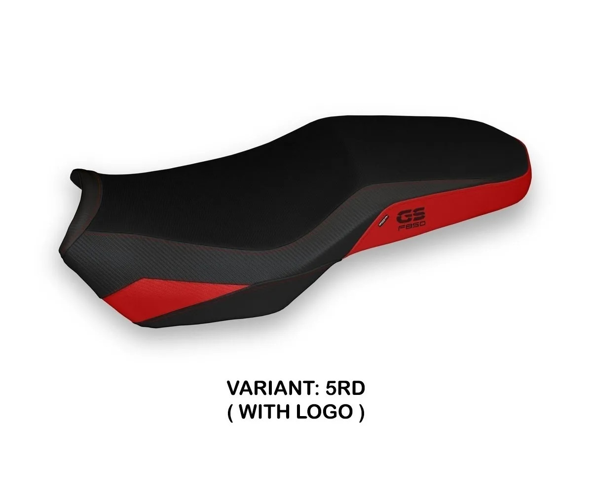Seat saddle cover Marsh 3 Red (RD) TPZ Italia for BMW F 750 GS 2018 > 2023 3u