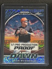 Kevin Mcgonigle 1/1 Pre-production Proof A NEW DAWN Leaf Baseball Nation