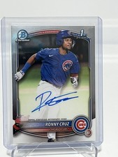 2025 Bowman Chrome 1st #CPA-RCR Ronny Cruz Chrome Auto Cubs
