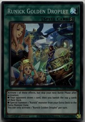Runick Golden Droplet TAMA-EN035 Super Rare 1st Edition