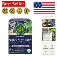 Valerian Root Tea - Organic Nighty Night Extra for Sleep Support, 16 Bags