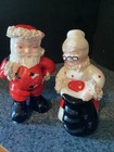 mr mrs claus salt pepper vintage Shakers Spaghetti Trim — photo 1