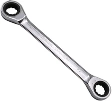 Ratcheting Wrench 22mm x 24mm Metric Double Box End Combination Spanner Tool
