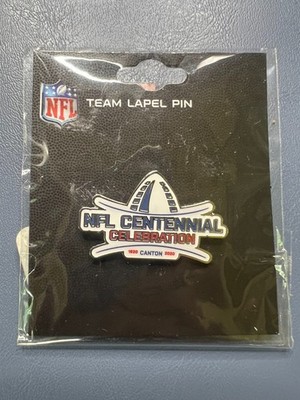 Pro Football Hall of Fame NFL Centennial Celebration Collectible Lapel Pin