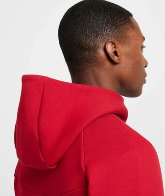 テックラブ Nike Sportwear Tech Fleece Full-Zip Hoodie CU4489-657 Red Men's
