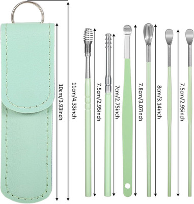 12 Pcs/2 Sets Earwax Removal Kit, Ear Cleaning Tool Set Ear Pick Earwax Remov...
