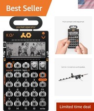 Compact PO-33 K.O. Sampler  Drum Machine with 40 Sec Memory, Built-In Effects