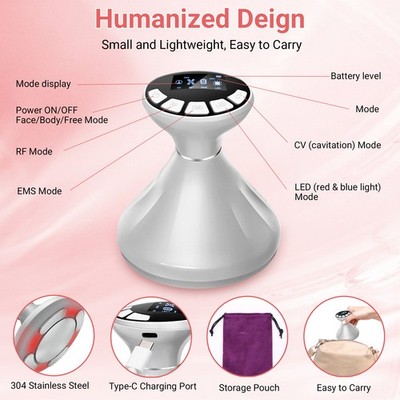 RF Cellulite Massager & Fat Burner - Body Sculpting Machine for Anti-Cellulite