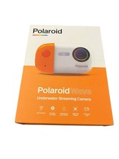 Polaroid Wave Underwater Streaming Camera Orange White New Opened Box