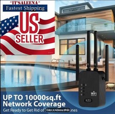 WiFi Range Extender Repeater Wireless Amplifier Router Signal Booster 1200Mbps