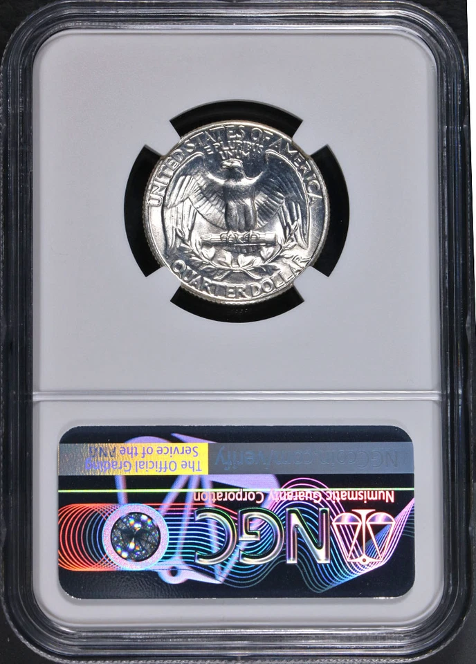 1963-P Washington Quarter DDO FS-101 NGC MS66+ Blazing White Gem Strong Strike - Image 4 of 4
