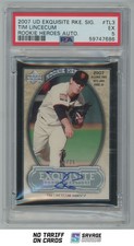 2007 Upper Deck Exquisite Rookie Signatures Heroes Tim Lincecum PSA 5 /25