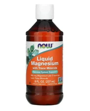 NOW Supplements - Liquid Magnesium with Trace Minerals, 8 fl oz (237 ml) by NOW
