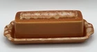 Vintage Hull Butter Dish  Orange Tangerine