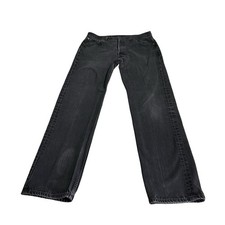 Vtg Levis 501 0660 Jeans 36x34 Black Faded Denim Button Fly Y2K Actual 34x34