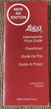 Leica International Price Guide New Fourth Edition 1988 - Hove Photo Books