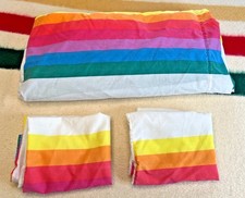 Vintage MCM Rainbow Duvet and 2 Pillowcases