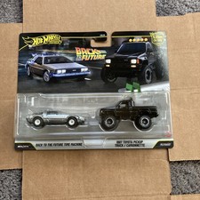 2026 Hot Wheels 2 Pack Back To The Future Time Machine 1987 Toyota Pickup