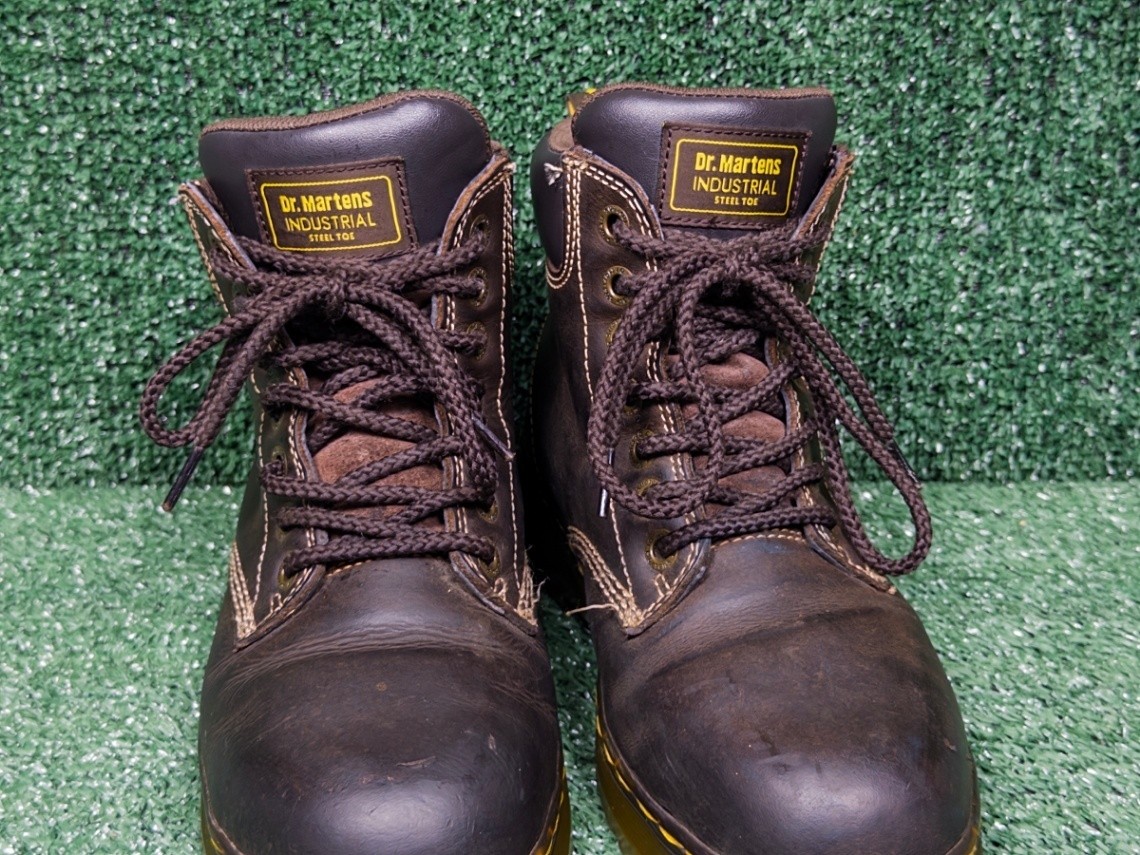 Dr. Martens Winch ST Steel Toe Boots Brown Leather Men US 9 DM394 AW004 Dr. Martens Winch ST Steel Toe Boots Brown Leather Men US 8  main image 2