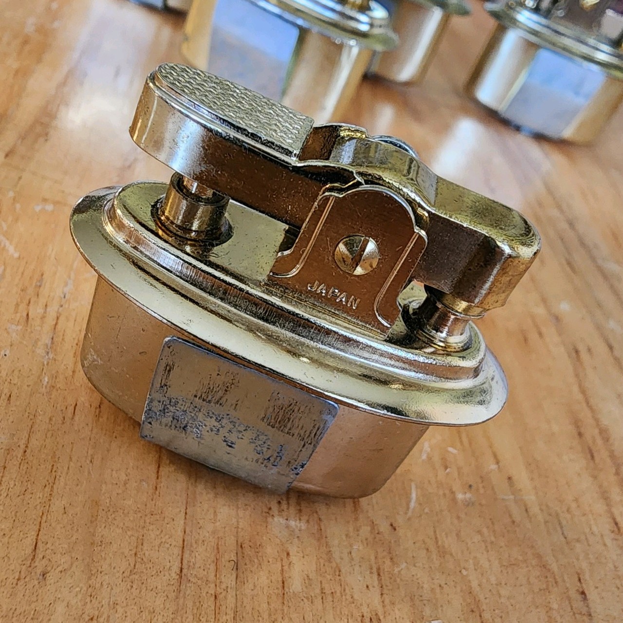 Insert Brass Oval Base, New Old Stock, Japan