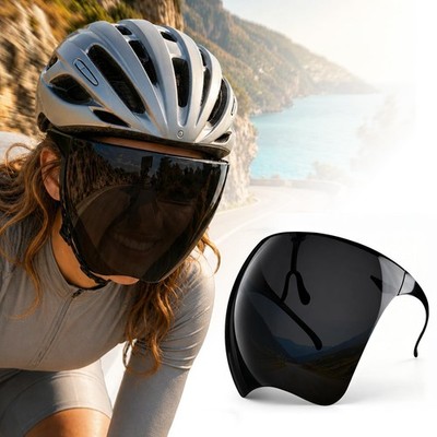 Full Cover Face Visor Protective, Anti-Fog & Anti-Glare Tinted Full Face Shie...