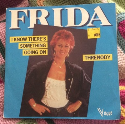 Frida   I Know There's Something Going On 7'' PS France Blue Sleeve