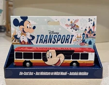 2025 Disney Parks Transport Diecast Bus Mickey Mouse NEW