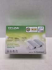 TP-Link AV500 Nano Powerline Adapter Kit TL-PA4010KIT Open Box No Cables