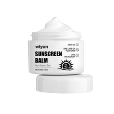 Mineral Face Sunscreen Zinc Oxide SPF 90, Water Resistant Non-greasy