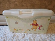 Huggies Winnie the Pooh Baby Empty Pop Up Wipes Tub Disney Baby Refillable Case